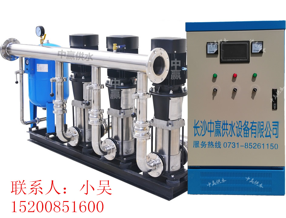 變頻恒壓供水設(shè)備哪家好？中贏供水機(jī)器人焊接代替人大勢所趨